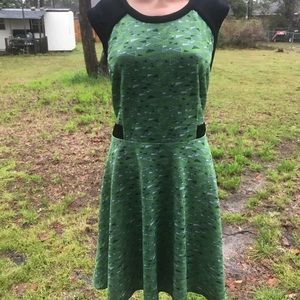 Buttercup (powerpuff) inspired HT dress